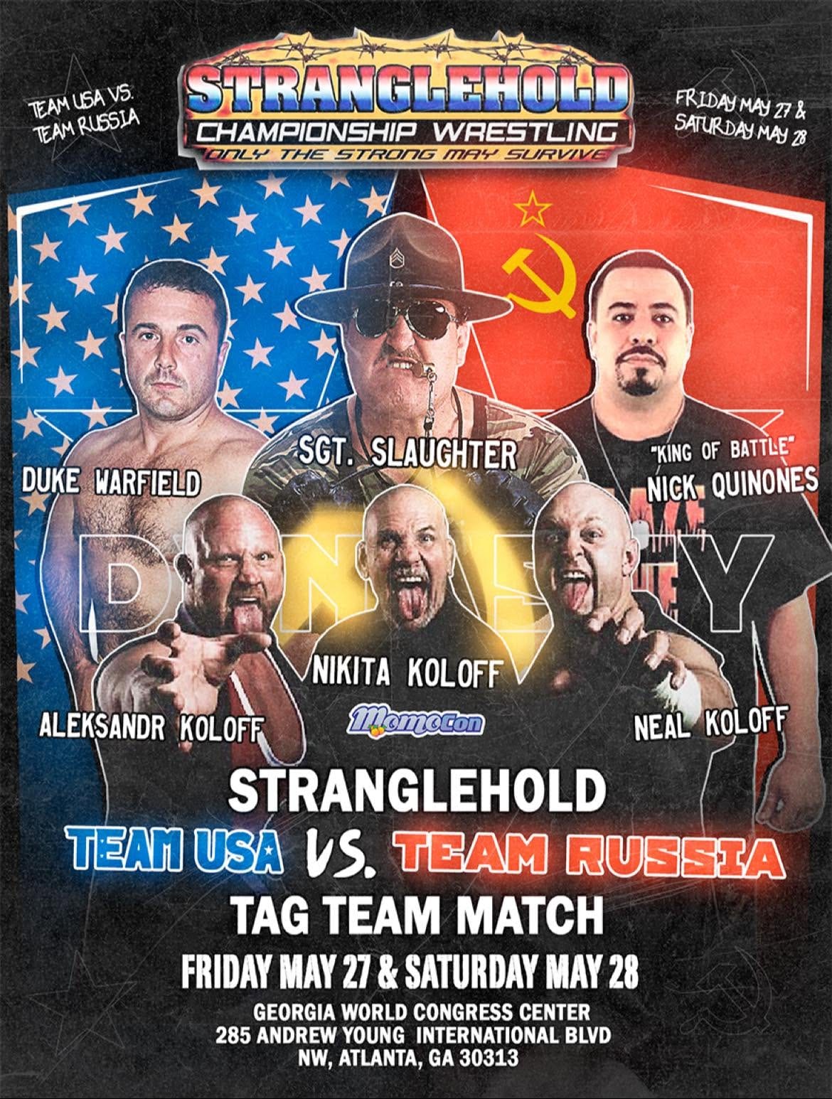 Stranglehold event poster